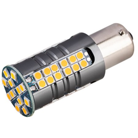 LED LED SkyWay S25 (P21W), 12-24 V, 60 SMD diodes, BA15S, 1-CONT, White