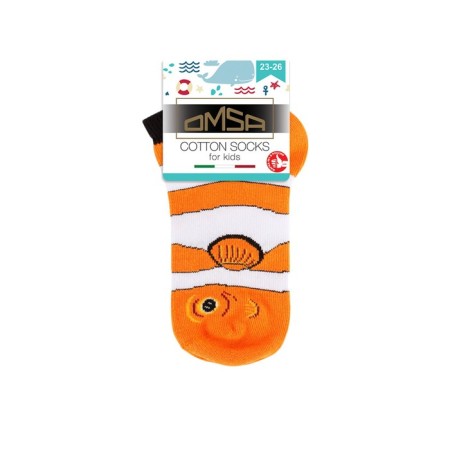 Children's socks Omsa Kids Calzino 21P62 Orange, size 27-30-1