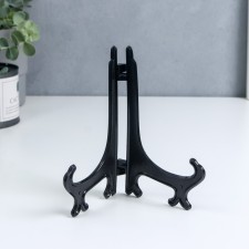 Plates stand, black 15x10 cm