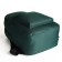 Youth backpack with lightning, external pocket, green color