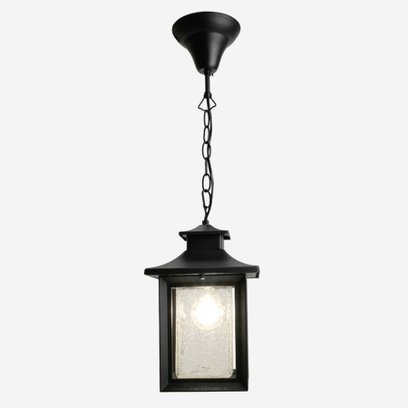 Sadovo-park lamp Feron PL555, IP44, E27, 60 W, 200x200x400 mm, black color