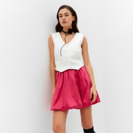 Ballon Skirt Women Mini Mist, p. S, pink-4