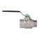 Ball barbar stout SVB-0003-000025, full-pass, 1 ", internal/outer, lever