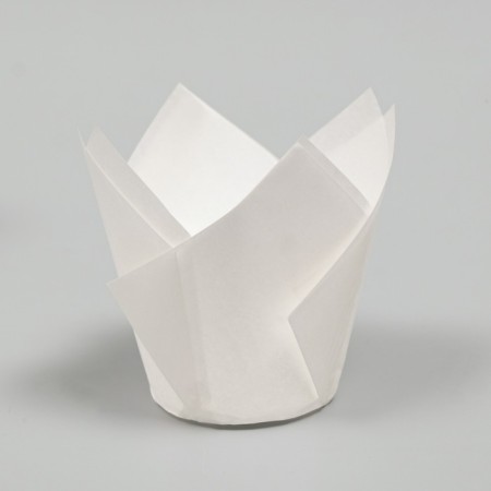 Baking form "tulip", white, 5 x 8 cm-1