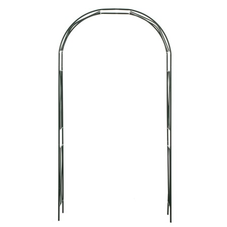Sadovaya arch, collapsible, 240 × 125 × 36.5 cm, metal, green, "wave"-7