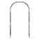Sadovaya arch, collapsible, 240 × 125 × 36.5 cm, metal, green, "wave"