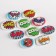 Sugar Sugar with a mix of mix: “Pop art phrases” for decor of cupcakes, cake, drinks, 20 g.