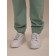 Pants for boys, height 104 cm, green color