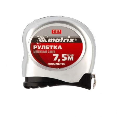 Matrix Magnetic 31012 roulette, magnetic hook, 7.5 m x 25 mm 25 mm