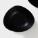 Porcelain salad Magistro Carbon, 15.5 × 13.5 cm, black color