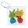 A set of figured erasers "Gestures", 4 pieces, in a package on zip-molniya, mix (barcode on a piece)
