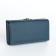Women's wallet on magnets, blue color
