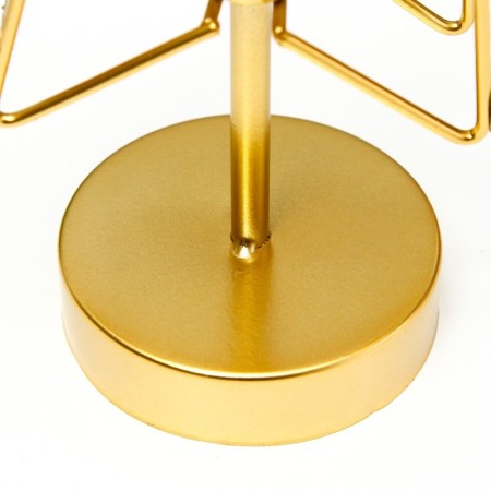Spar "star" LED from batteries 3haa gold 22x11x28 cm Risalux-6