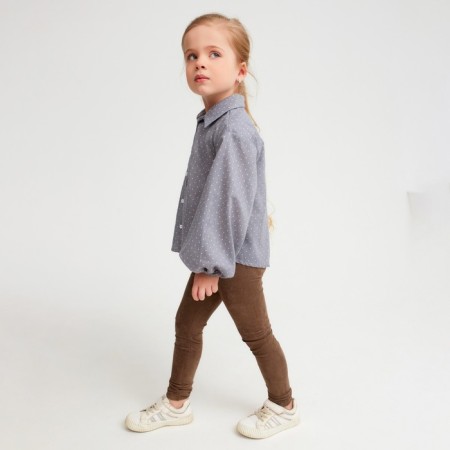 Children's shirt Minaku: Cotton Collection Color Gray, river 116-2