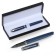Gift Roller pen, in the leatherette case, the case is blue, silver