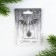 New Year's Brooch "Happy New Year", 6 x 8 cm