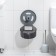 Toilet paper dispenser 28 × 27.5 × 12 cm, sleeve 6.5 cm, plastic, black color