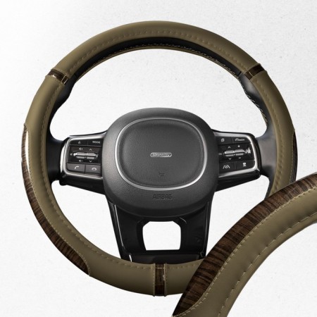 SkyWay Wood-10 M, beige eco-leather braid, S01102440