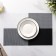 Set of serving napkins on the table “mood”, 4 pcs, 45 × 30 cm, white-black color