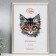 Photo frame plastic 25x35 cm, aged silver (plastic screen)