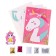 Set for creativity: Figure applications and applique sequins "Unicorn"
