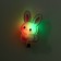 Hair hair clip luminous "bunny", 2.5 x 3 cm