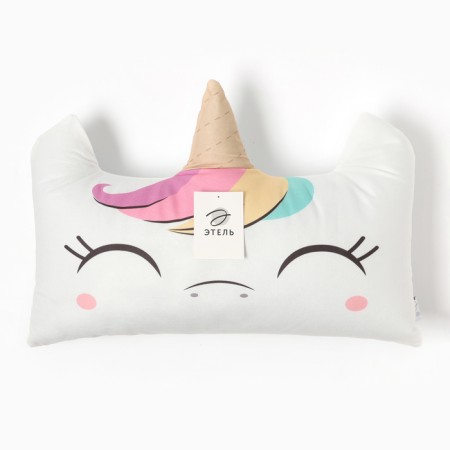 Decorative Ethel Pillow "Unicorn", 40*60 cm, 100% p/e, velor-3