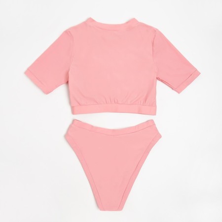Separate Minaku swimsuit with top, pink color, size 48-7