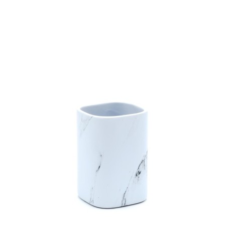 Bella glass, white color