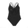 Female swimsuit, combine with open back minku color Black, size 44