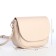 Female bag on a valve, beige color