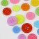A set of buttons, 4 punctures, d = 12.5 / 15 / 17.5 mm, 80 ± 4 pcs, in the container, color colorful color