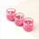 New Year. New Year's gel candles “dream” 3 pcs, pink, 2.5 x2.5 x 2.5 cm