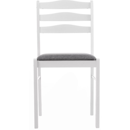 Wooden Camel Stew Massive/Fabric, White/Gray 40.5x43x84 cm-8