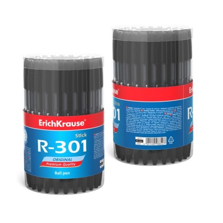 Ballic handle, Erichkrause, R-301 Original Stick, node 0.7 mm, tube, black-2