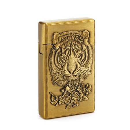 Gas lighter "Tiger", Piezo, 1.3 x 3.2 x 6.3 cm