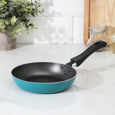 COLIBRI pan, D = 18 cm, plastic handle, anti -stick coating, blue color-2