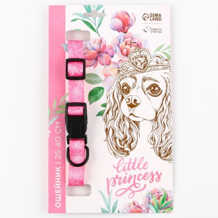 Collar My Little Princess, fastener - Fastex, 2 cm 25-40 cm-1