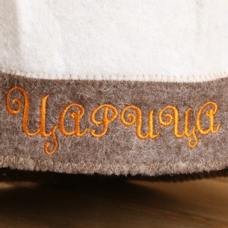 Hat for a bath and sauna (cap) Crown Queen-2