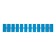 Klemic screw block KV-40 25-40, current 100 A, polypropylene blue rexant (10 pcs.