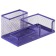 Chancellery trifle stand 3 compartments, metal mesh, purple