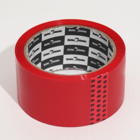 Klebebänder packaging tape 50mm*57m, red-2