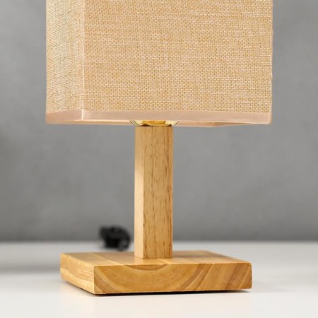 Table lamp 16226/1BG E27 40W light wood-beige 14x14x32.5 cm Risalux-4