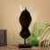 Mask "Zebra" on the stand, Albezia 50 cm