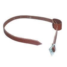 Landing on the belt for children's swords of leather