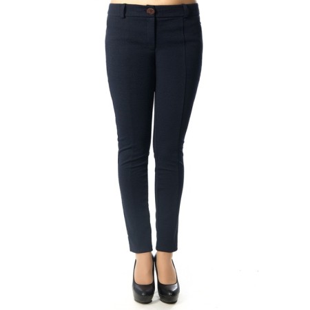 Female trousers, size 42, blue color-1