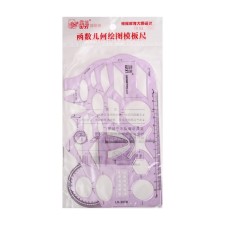 Stencil Plastic Figure Mix in a package