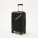 Middle suitcase 24 ", lightning department, code castle, 4 wheels, black color
