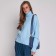 Women's sweater, Blue color, ONE SIZE (46-50)