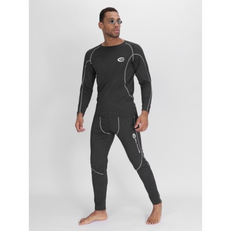 Male thermal underwear, size 54-56, dark gray color-1